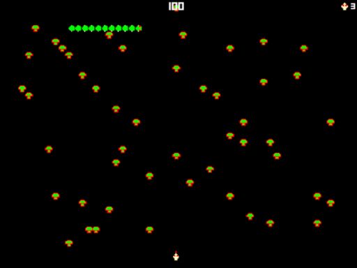 Centipede Attack 2D  gameplay