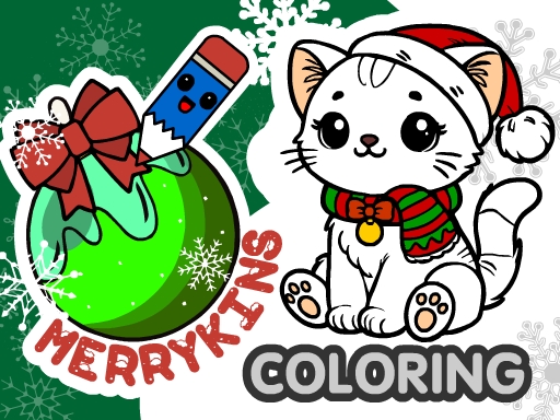 MerryKins Coloring gameplay
